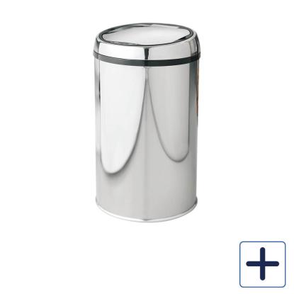 Steel-Function Rimini affaldsspand med autolåg, rustfrit stål/PP