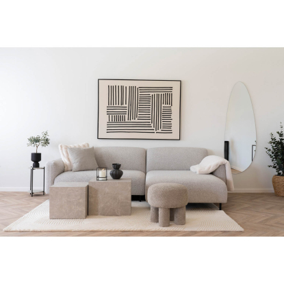 Galena plaid, hvid, 180 x 130 cm
