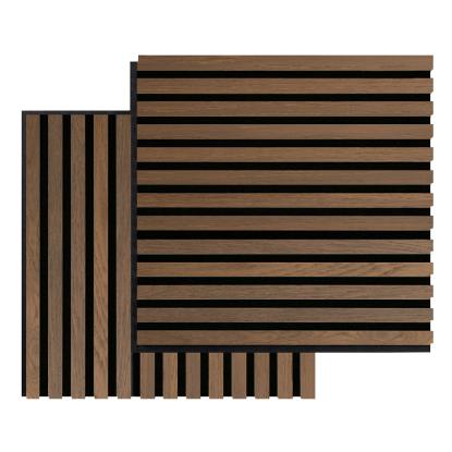 FibroTech Square akustikpanel, 520 x 520 mm, Oiled Oak - 2 stk.