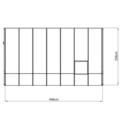 Rion Sun Room 47 udestue, polypropylen/akryl, hvid - 11,5 m²