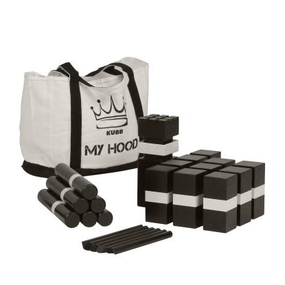 My Hood kubb / kongespil deluxe - sort