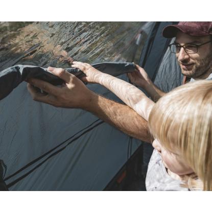 easy camp Skarvan 6 tunneltelt til 6 personer, blå