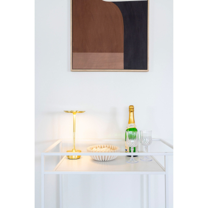 Skål, polyresin, beige, Ø20 cm