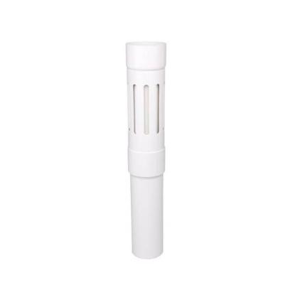Plastmo altanafløb, PVC, hvid - Ø75 mm