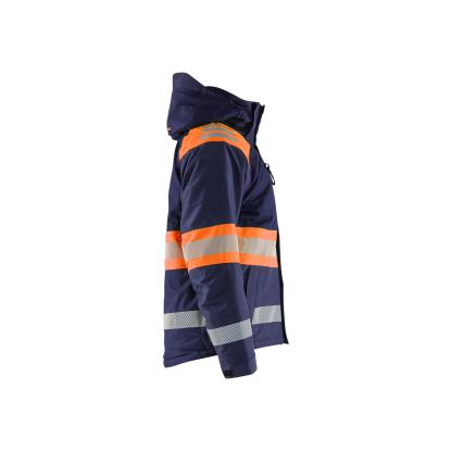 Blåkläder 4480 high vis vinterjakke, marineblå/hi-vis orange