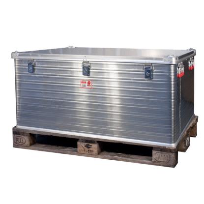 JUMBO alu-kasse, indv. mål 1160 x 755 x 485 mm, 415 liter, lasteevne 200 kg