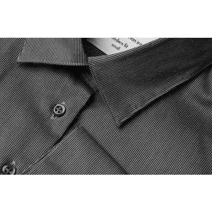 Seven Seas SS730 Fine Twill California skjorte, modern, dame, mørk grå