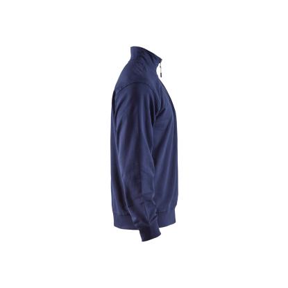 Blåkläder 3369 sweatshirt half zip, marineblå