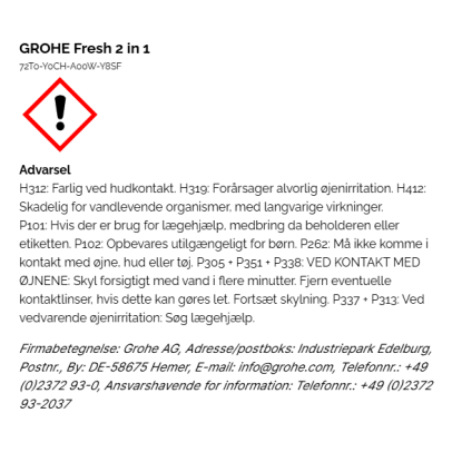 GROHE Fresh tabs 2-i-1 til cisterne - 2 stk.