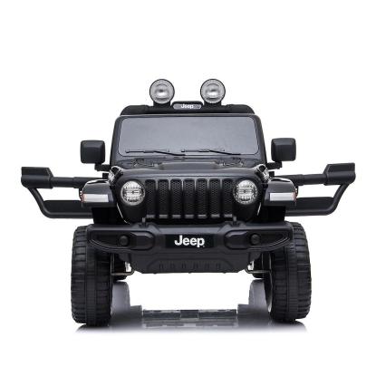 Jeep wrangler Rubicon, 4 x 12V, sort