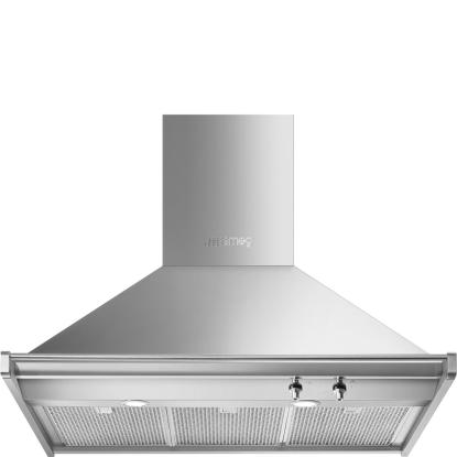 Smeg KD90HXE væghængt emhætte, stål, 90 cm