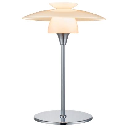 Halo Design Scandinavia bordlampe, Ø20 cm, G9, opal/krom