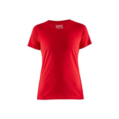 Blåkläder 3334 dame t-shirt, rød