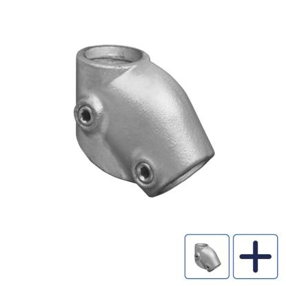Clarrods Clamps CL129 kort justerbart T-stykke, 30-60°
