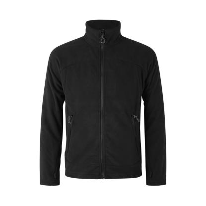 ID 0806 Zip-n-Mix mikrofleece cardigan, sort