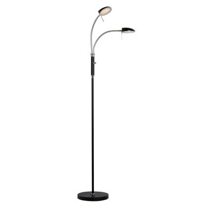 Halo Design Vegas LED gulvlampe, 2 x 7 watt, sort