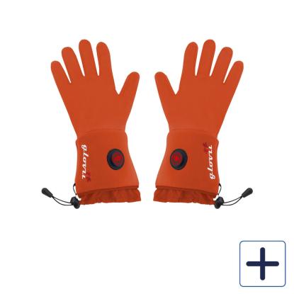 Glovii universalhandsker med varme, GLR, sæt med 7 dele, orange