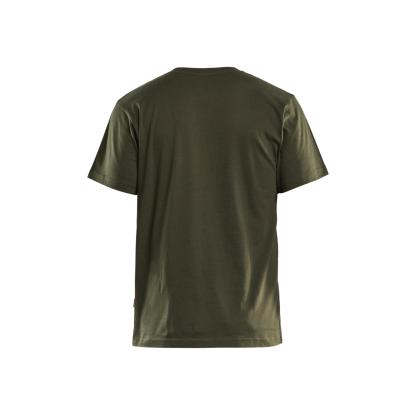Blåkläder 9421 t-shirt grit and grind, skovgrøn 