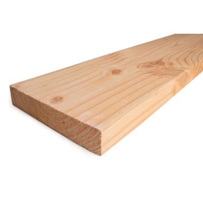 Frøslev terrassebræt med afrundede kanter, 32 x 150 x 4000 mm, douglasgran
