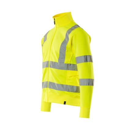 MASCOT SAFE CLASSIC Maringa sweatshirts med lynlås, hi-vis gul