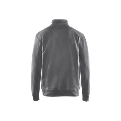 Blåkläder 3369 sweatshirt half zip, grå