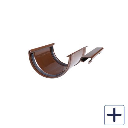 Plastmo ekspansionssamlestykke, PVC, brun