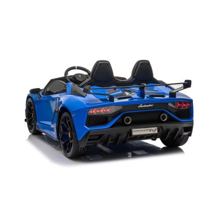 Lamborghini Aventador SJV elbil, 4 x 12V, blå
