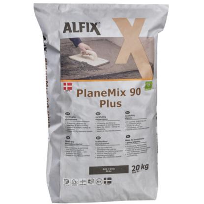 Alfix PlaneMix 90 Plus støbemasse, grå - 20 kg
