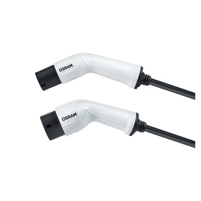 Osram ladekabel til elbil type 2, 16A, 1-faset inklusiv taske, 5 meter
