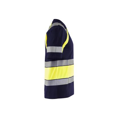Blåkläder 3421 high vis t-shirt, marineblå/hi-vis gul