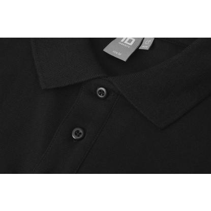 ID 0525 poloshirt med stretch, sort