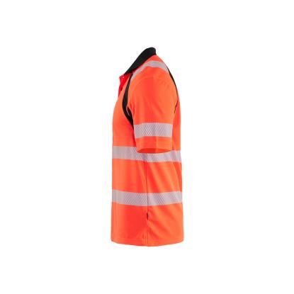 Blåkläder 3595 high vis poloshirt, hi-vis rød/sort
