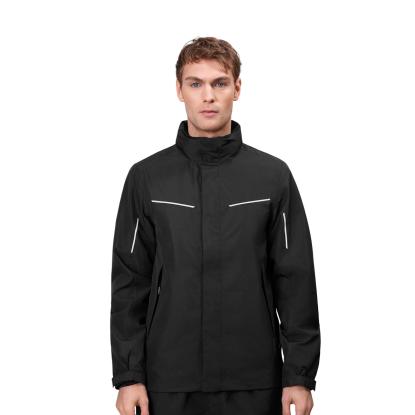 ID 0712 Zip-n-Mix skaljakke, sort