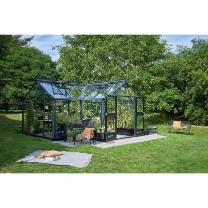 Juliana Orangeri 21,5 m², antracit, 3 mm hærdet glas