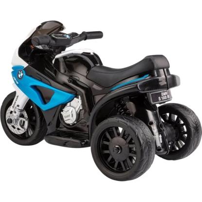 BMW S1000 motorcykel med 3 hjul, 6V, blå