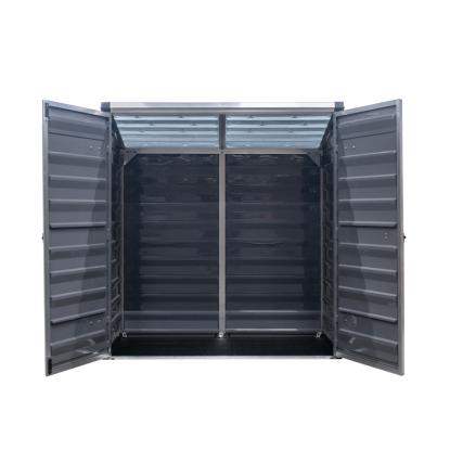 Canopia by Palram Voyager renovationsskjul, polycarbonat/aluminium, mørkegrå, 146,5 x 139 x 90 cm