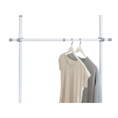 WENKO Hercules tøjstang, 3 x 75-120 cm, hvid - 2 stk.