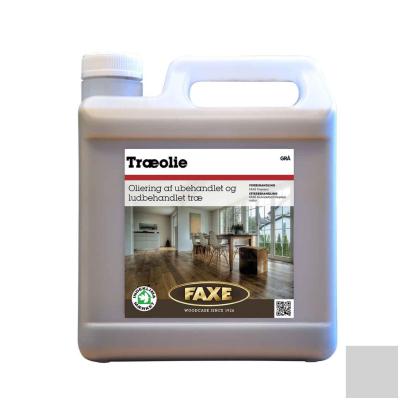FAXE Træolie, grå - 2,5 liter