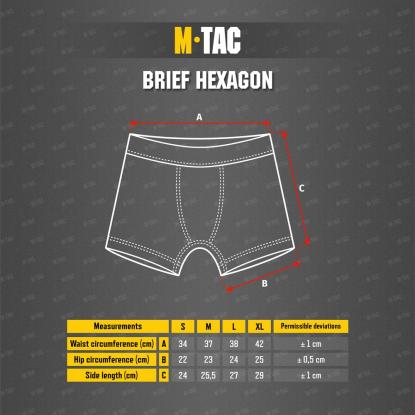 M-TAC Hexagon underbukser, mænd, olive