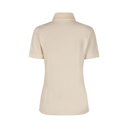 ID 0587 poloshirt, økologisk, dame, off-white