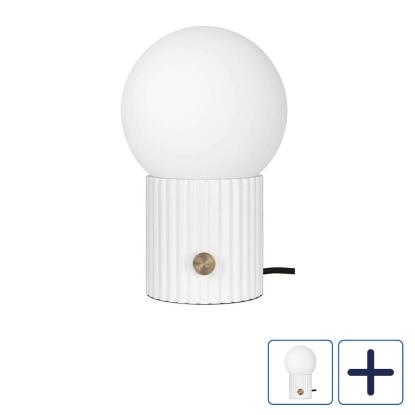 Globen Lighting Hubble bordlampe, hvid