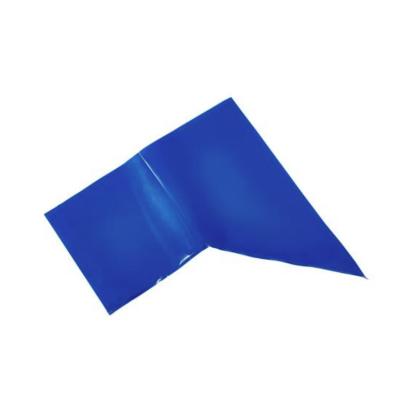 Storm dampspærre, udvendigt hjørne, blå, 0,2 x 270 x 270 mm