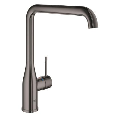 GROHE Essence køkkenarmatur med høj L-tud, poleret hard graphite