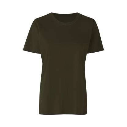 ID 0553 T-shirt, økologisk, dame, oliven