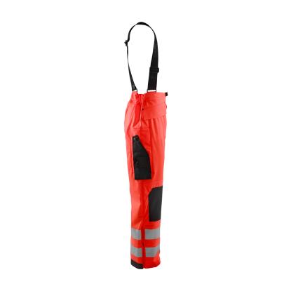 Blåkläder 1302 high vis regnbuks level 2, hi-vis rød