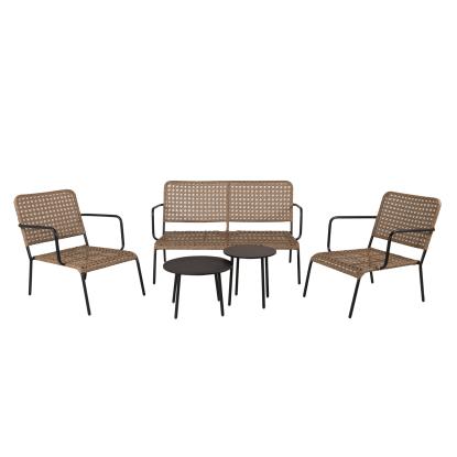 Venture Design Paola sofasæt, sort/natur