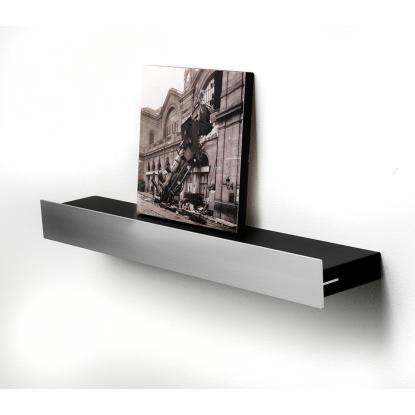 Hoigaard GH-38 gallerihylde, L38 cm, lakeret sort og alu