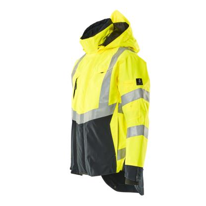 MASCOT SAFE SUPREME Harlow skaljakke, hi-vis gul/mørk marine