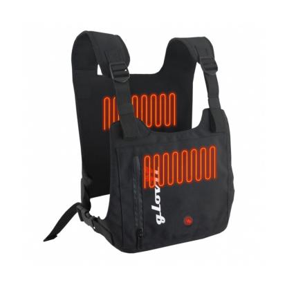 Glovii universalvest med varme, GV1U, kompatibel med enhver 2A powerbank, sort