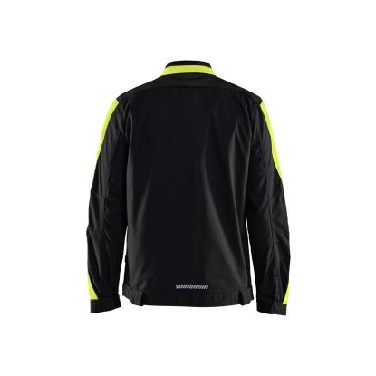 Blåkläder 4444 industri jakke stretch, sort/hi-vis gul
